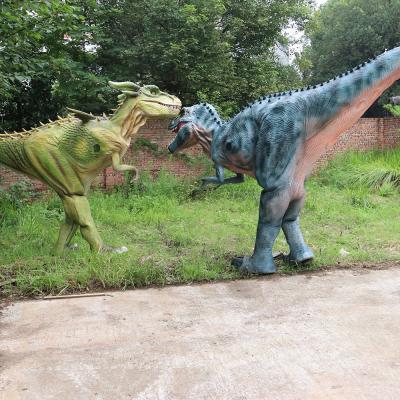 China Real Stainless Steel Frame Zigong Dinosaur Factory Size Dinosaur Costume for sale