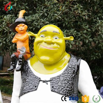 China Outdoor Europe Playground Cartoon Movie Character Fiberglass Statue For Sale for sale