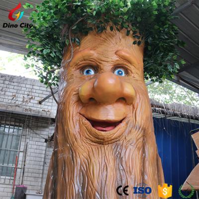 China Theme Park Theme Park Exhibit Artificial Life Size Talking Tree For Sale for sale