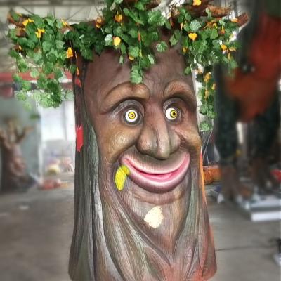 China Real Sense Amusement Park Festival Attraction Life Like Animated Talking Tree On Sale for sale