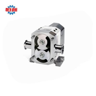 China Shampoo Performance Condiment Transfer Stainless Steel Lobe Gear Pump Sanitary Chemical for sale