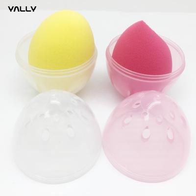 China Beauty Cosmetic Sponge Holder Box Travel Case For Beauty Puff Airy Storage And Dry With Case for sale