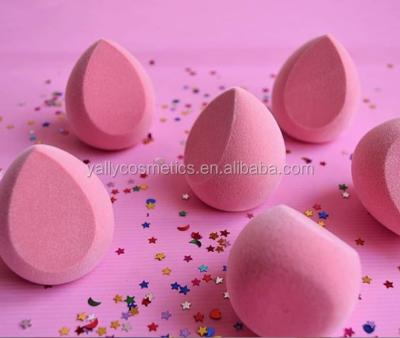 China Cosmetic Flocking Blending Makeup Sponge With Latex Free For International Market for sale