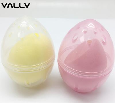 China Hot trending Low MOQ Makeup Sponge Beauty Puff Cosmetic Blender Travel Case in PP plastic materials for sale