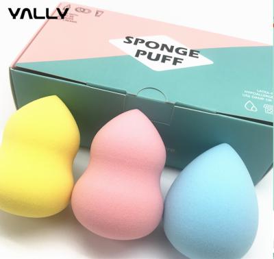 China Factory direct sale high resilience create the perfect complexion latex-free makeup sponges brushes blender puff with holder for sale