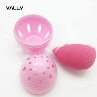 China Swirl Makeup Sponge Gift Set Cosmetics Facial Egg Case Beauty Tools Travel Set for sale