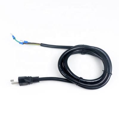 China Home Appliance Brazil AC Cord PVC Power Cable With Plug for sale