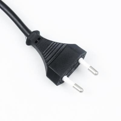 China Home Appliance VDE Approved EU European 2 Pin Flat Plug Than EU AC Power Cable IEC C7 Schematic 8 Female for sale