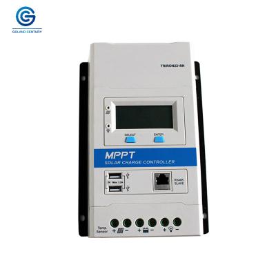 China Triron 2206N 2210N mini mppt solar charge controller 12v 24v 20a charger controller to solar home system for sale