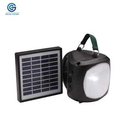 China Multifunctional Chinese Fishing Emergency Solar Power Lantern Camping Camp Lights Mini With Mobile Phone Charger For Outdoor for sale