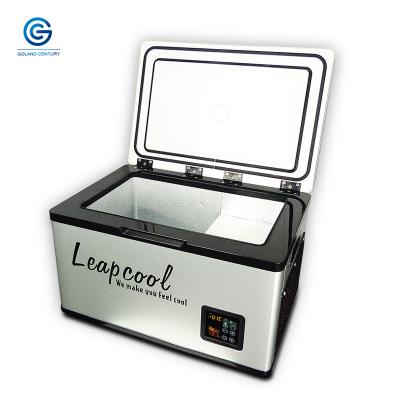 China COMPRESSOR LP-25Q 12V Mini Portable 25L Car Fridge Freezer Easy Operate Small Home and Outdoor Fridge for sale