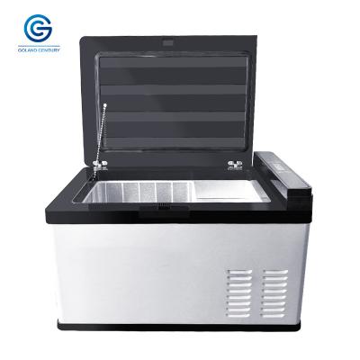 China BCD-18 18L COMPRESSOR DC 12v 24v Small Car Fridge Freezer Portable Fridge For Travel for sale