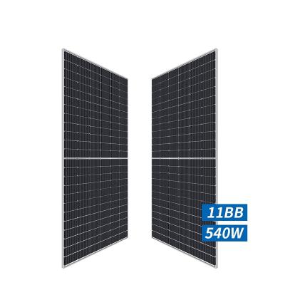 China Century Solar Power System Goland Mono Cell 540W Solar Roof Grade One Half Solar Power System Panels Price for sale