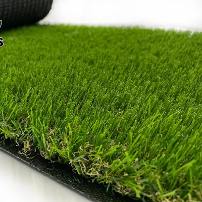 China Garden Four Tones Lawn Landscape Natural Grass Grass Artificial Turf For Landscaping And Decoration for sale