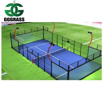 China Tennis Padel Blue Tennis Grass Padel Court Artificial Turf for sale