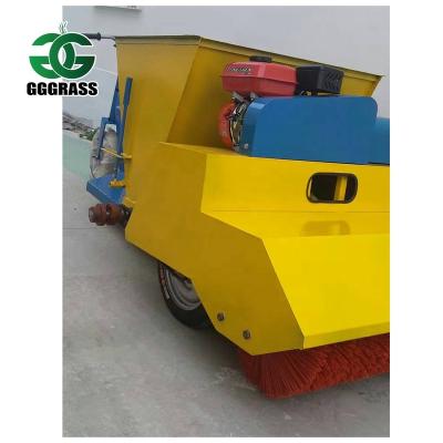 China Automatic Soccer Field Sand& Rubber Infill And Brush Machine For Artificial Grass Soccer Field Installation for sale