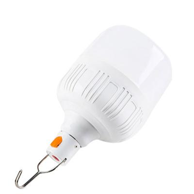 China ABS+PC Hot Seller And Outdoor Night Lighting 80w Rechargeable Emergency LED Bulb With Spare Battery for sale