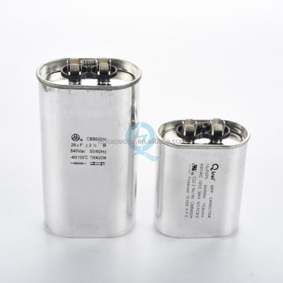 China Ignition high quality mercury lamp CBB66sh oval capacitor, fluorescent lamp capacitor for sale