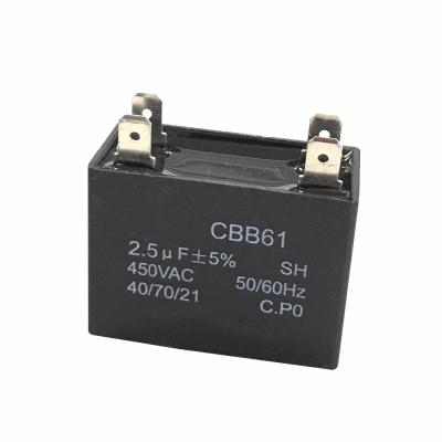 China FAN ac motor run ceiling fan capacitor cbb61 400vac for sale