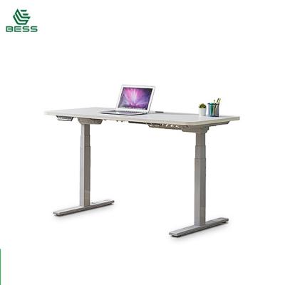 China Luxury Smart Electric Lift Desk Adjustable Customized Lift Office Furniture Desk (Height) Electric Light Computer Desk for sale