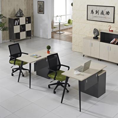 China White OAK Modern One Series Durable Fashionable Modern People Seat Staff Office PC Executive Laptop Desk Table for sale