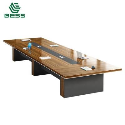 China Modern Design Adjustable Custom Scratch Resistant Factory Quality (Height) Meeting Table Wood Desk for sale