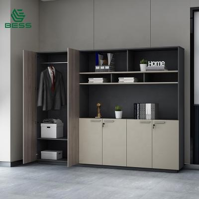 China Modern Office Furniture 4 Shelf Wholesale Price Filing Cabinet High Quality Corner Bookcase Storage Furniture for sale