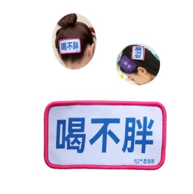 China Sustainable Low Price Best seller Fashion Bangs Sticker Customized Logo Hook And Loop Hair Grippers Hair Magic Women Velcro Stickers for sale