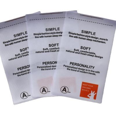 China Sustainable Made In China High Quality Wash care tag Support product pattern material customization OEM Care Labels For clothes for sale