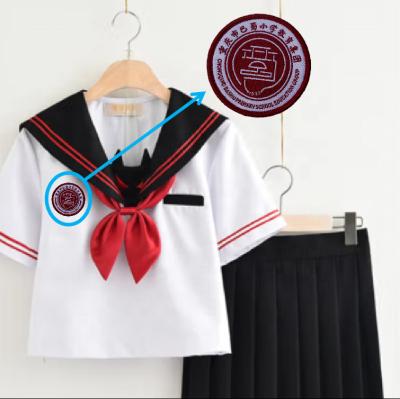 China 3D Low Price Best seller clothes accessories custom design logo school uniform logo patches school badge embroidery for sale