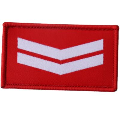 China 3D New Design Security Badge For Coat Of Arms Embroidered Patches Woven Security Uniform Armband for sale