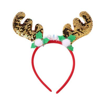 China New Sweet Santa Elk Headband Christmas Headband Christmas Decorations Christmas Headband Decorations for sale