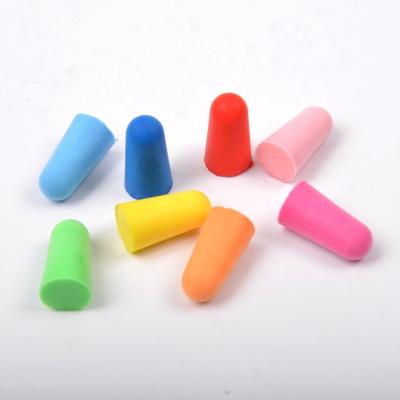 China Safety\Soft\Comfortable Factory Foam Earplugs For Airplane Music Shooting Sleep for sale