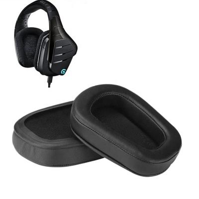 China Safety\Soft\Comfortable Factory Price Logitech G633 G933 Earphone Earpads With Soft Memory Foam And Mesh Fabric Ear Cushion Pads Cover for sale