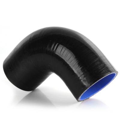 China Automatic Silicone Hose High Quality ID 38mm 90 Degree Elbow Silicon Rubber Hose for sale