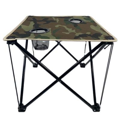 China Easy Folding and New Creative Custom Witn Logo Camping Table Portable Foldable Tow Chairs Carry 2seats and 1 Folding Table Sets for sale