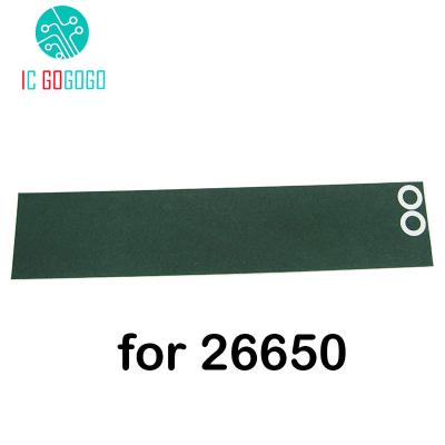 China 26650 45pcs 1S 26650 Lithium Battery Insulation Pad Barley Paper Cell Battery Pack Paper Cells Patch Electrode Green Insulated Pads for sale