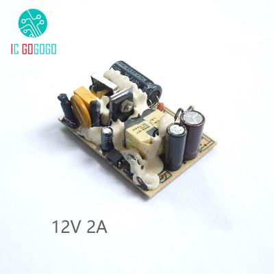 China DC Voltage Regulator AC-DC 12V 2A Power Supply Module DC Voltage Regulator Switch Bare Circuit Board LED Change Monitor 12V2A Lights 110V 220V SMPS for sale