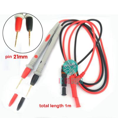 China Pin Universal Digital Multimeter Multi Meter Tester Gold Plated Copper Tip Pen Multimeter Pen 1000V 20A Wire 1m Cable Probe Test for sale