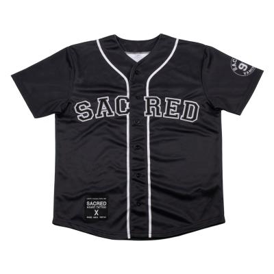 China Custom Made Baseball Jersey Breathable Sublimation Polyester Baseball Jersey Youth Baseball Uniforms Design Your Logo Baseball Jersey For Team for sale