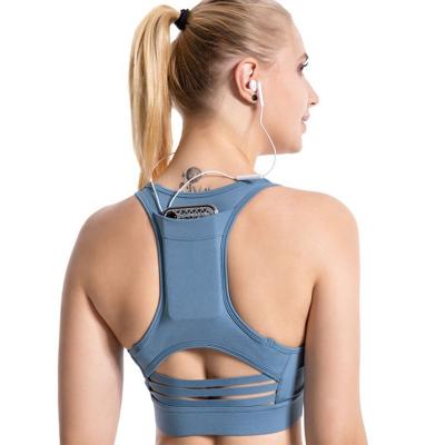 China Wholesale High Quality Custom Breathable Logo Printed Fitting Yoga Bra Tops Fitness Sports Wear Women Sports Bra for sale