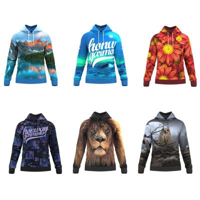 China 3D Hoodie Breathable Hoodie Sublimation Fabric Polyester Pattern Design Custom Hoodie Sweatshirt for sale