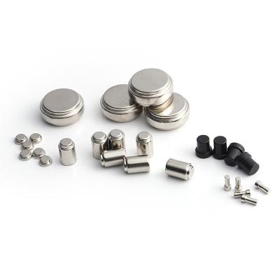 China Industrial Rare Earth Magnet Top Cap Custom Disc Stepped Shape Neodymium Magnets For Multi Use for sale