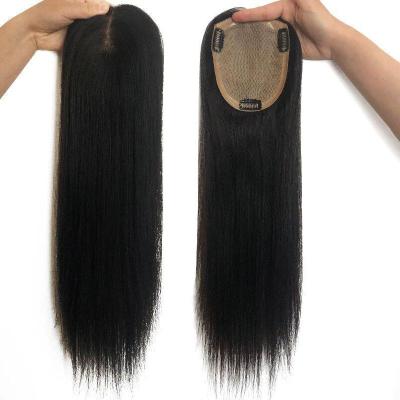 China Virgin Hair Boat Toppers 100% Thinning Hair Wig Straight Hair Topper Hair Topper Straight 100% for sale