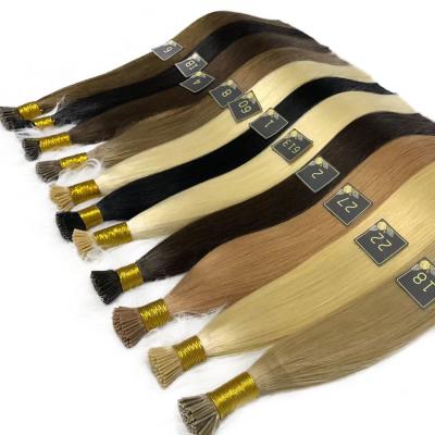 China Luster LN Factory Wholesale Healthy 100% Natural Hair I Tip Hair Extensions for sale