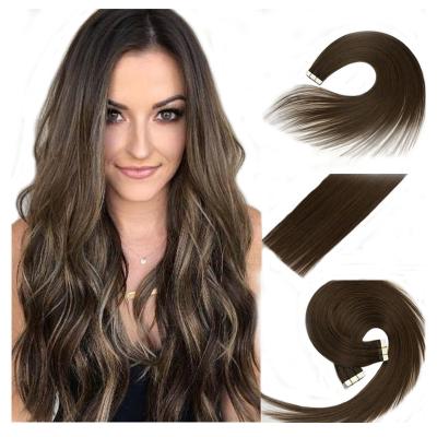 China Silky Straight Wave LS Virgin Hair Extensions Tape In Hair Extensions for sale