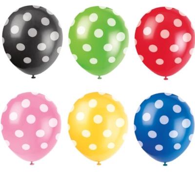 China china wholesale different shapes latex printed balloons polk dot  printing latex balloons for sale