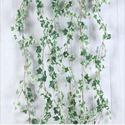 China Fashional Artificial Greenery Hanging Vine Ivy Garland Foliage Green Leaf for Wedding Party Garden Wall Decoration for sale