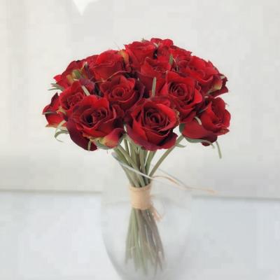 China Wholesale Fashional Flower Bouquets Arrangement Artificial Rose for Wedding and Events Decor for sale