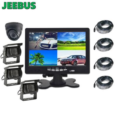 China Waterproof Night Vision Waterproof Emergency Car Reversing Camera Security DVR Monitor System For Bus Truck for sale